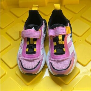 adidas Kids Sneakers in Pink and Yellow